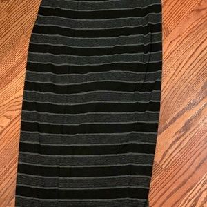 Stripe Pencil skirt